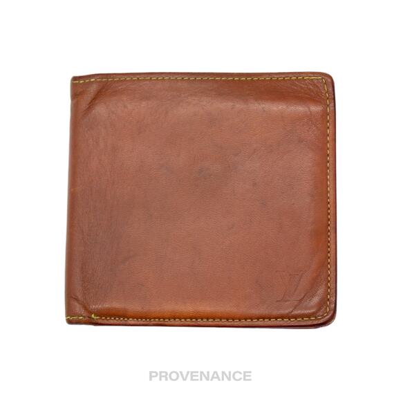 🔴 Louis Vuitton Marco Wallet - Nomade Caramel Leather - Picture 2 of 11